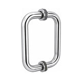 Shower Door Handle – Round Back-to-Back Pull with Washers