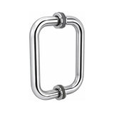 Shower Door Handle – Round Back-to-Back Pull with Washers