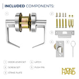 Grade 2 Commercial Door Lock Leverset- Classroom Function