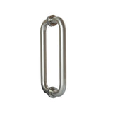 Shower Door Handle – Round Back-to-Back Pull with Washers