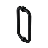 Shower Door Handle – Round Back-to-Back Pull with Washers