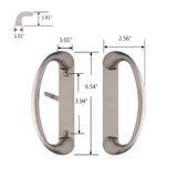 Keynetic Imperial sliding door handle - Cambridge - Privacy Function