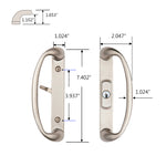 The best glass sliding door handle with lock | Keynetic door handle - Sonoma - Entry Function