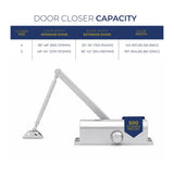 DC304 - Grade 2  Surface Mount Door Closer, Spring Size 4