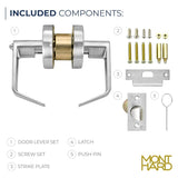 Grade 2 Commercial Door Lock Leverset- Entry/Office Function