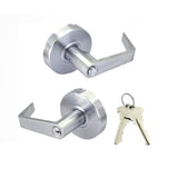 Grade 2 Commercial Door Lock Leverset- Entry Function