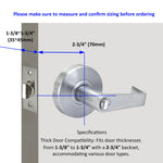 Grade 2 Commercial Door Lock Leverset- Entry Function