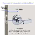 Grade 2 Commercial Door Lock Leverset- Entry Function