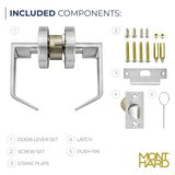 Grade 2 Commercial Door Lock Leverset- Storeroom Function