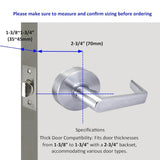 Grade 2 Commercial Door Lock Leverset- Storeroom Function