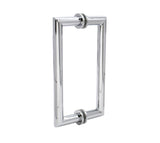 Mitered 8" Back-to-Back Shower Door Pull Handle with Washers (Copy)