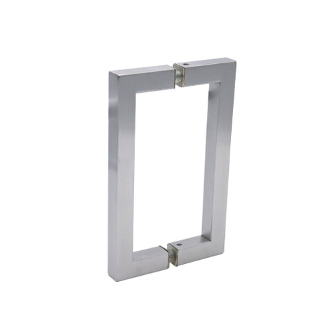 6" Contemporary Square Back-to-Back Shower Door Pull Handle