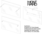 Single-Sided Shower Door Towel Bar-Tubular