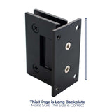 Standard Wall Mounted Shower Hinge | Full Back Plate