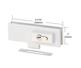 Patch Corner Lock with Cylinder | crl patch lock	