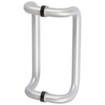 Commercial Pull - Solid Aluminium - Offset