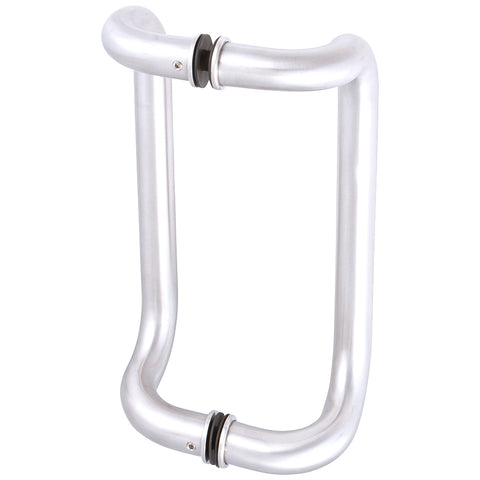 Commercial Pull - Solid Aluminium - Offset