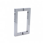 6" / Chrome | glass shower door pull handles