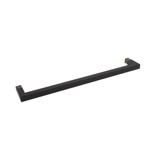 18" / Oil Rubbed Bronze | High-quality square 24 inch  shower door towel bar | 18 inch shower door towel bar