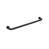 18" / Oil Rubbed Bronze | Shower Door Towel Bar with Washer-Tubular | 24 inch shower door towel bar
