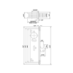 Mont Hard Commercial Door Hardware - HIncluded: Hookbolt 1-1/8" backset mortise lock Faceplate Zinc cylinder, trim ring Installation screwsookbolt Lockset 1-1/8" Backset Mortise Lock Come with Zinc Cylinder and Faceplate. Specification: Mortise Lock – Hookbolt, Included: Hookbolt 1-1/8" backset mortise lock Faceplate Zinc cylinder, trim ring Installation screws. For storefront mortise locks commercial door hardware. 
