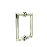 6" / Polished Nickel | Mitered Round Series Back to Back Pull with Washer