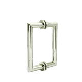 6" / Polished Nickel | Mitered Round Series Back to Back Pull with Washer