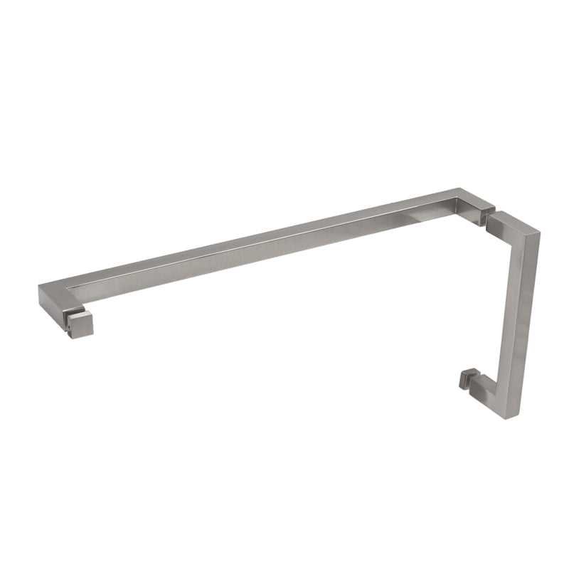 high quality square towel bar brushed nickel | 8"X18" square brushed nickel towel bar