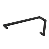 	Square Towel Bar | 8"X18" / Matte Black